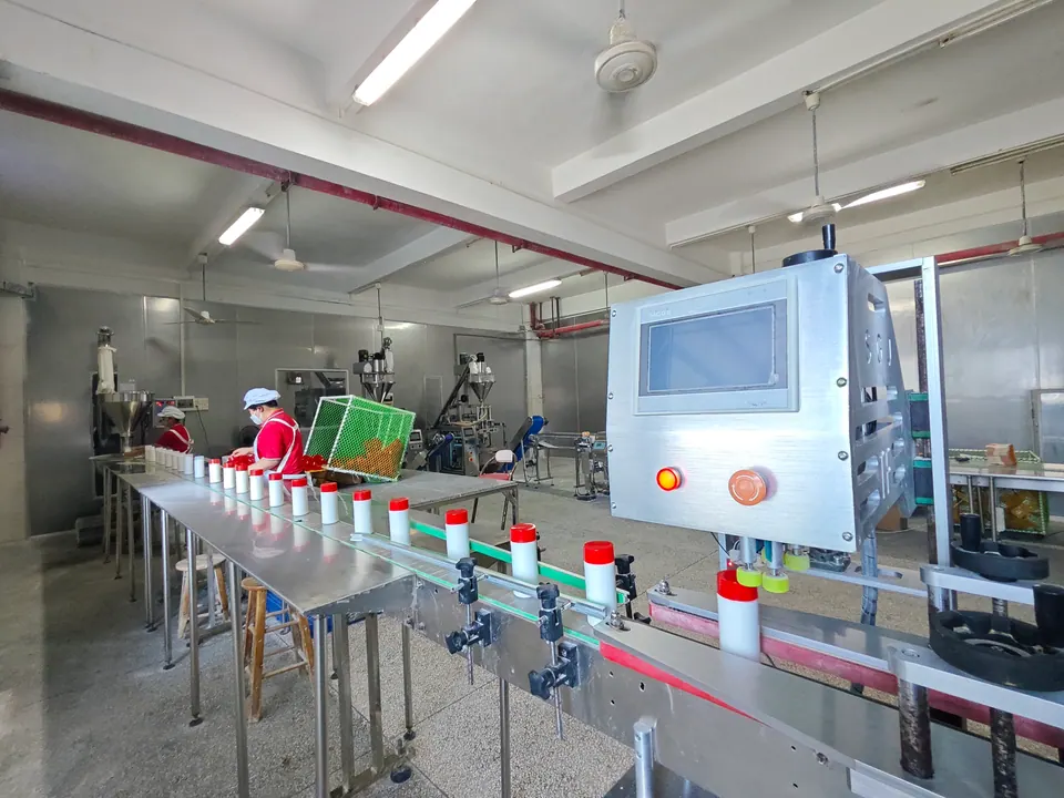 Supplied packaging line photograph